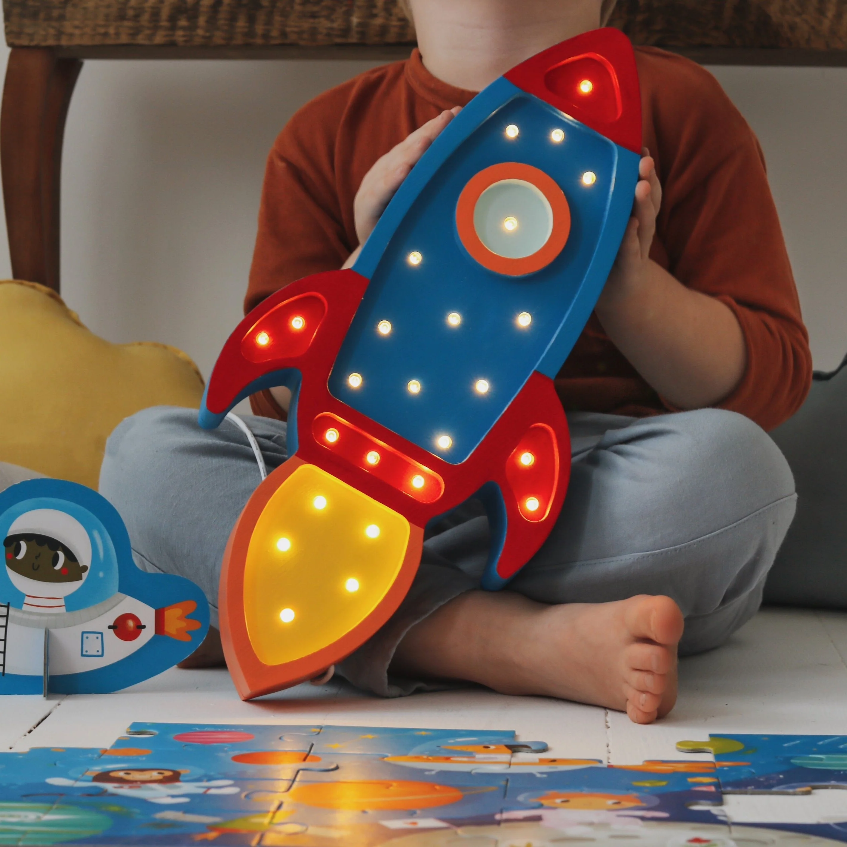 Little Lights Rocket Ship Lamp - Image 4