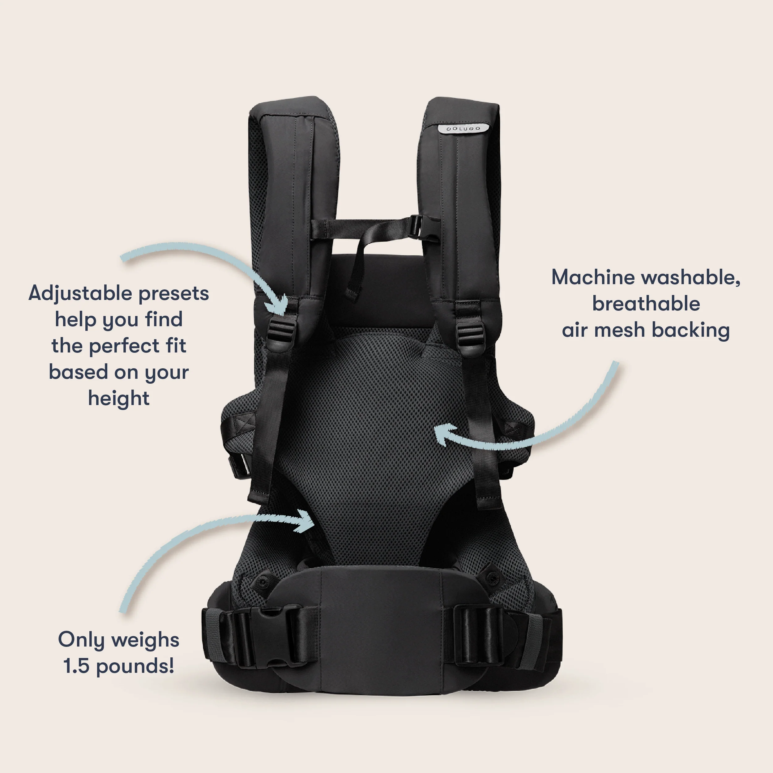 The Baby Carrier, Black - Image 5