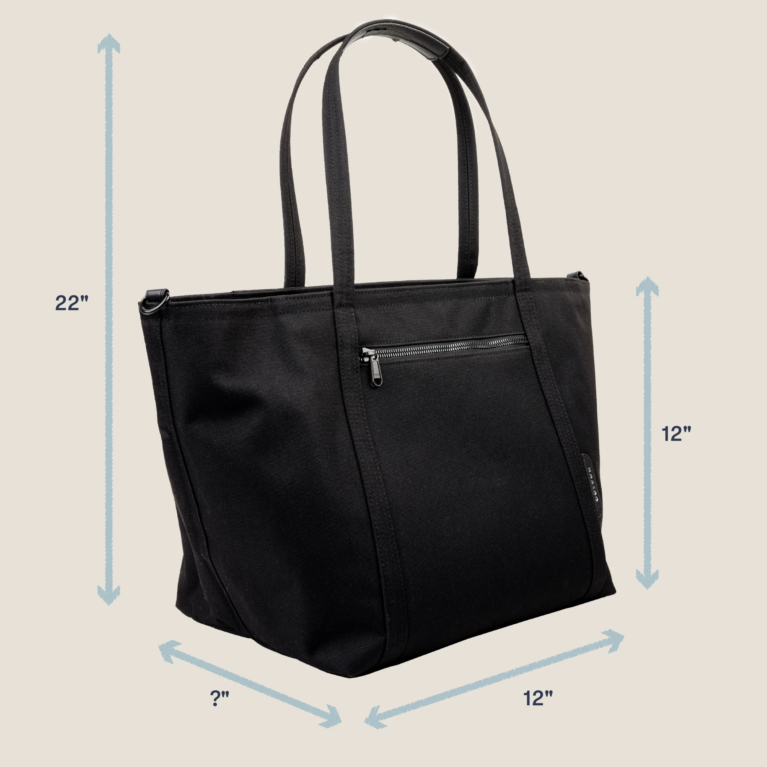 The Diaper Tote, Black - Image 5