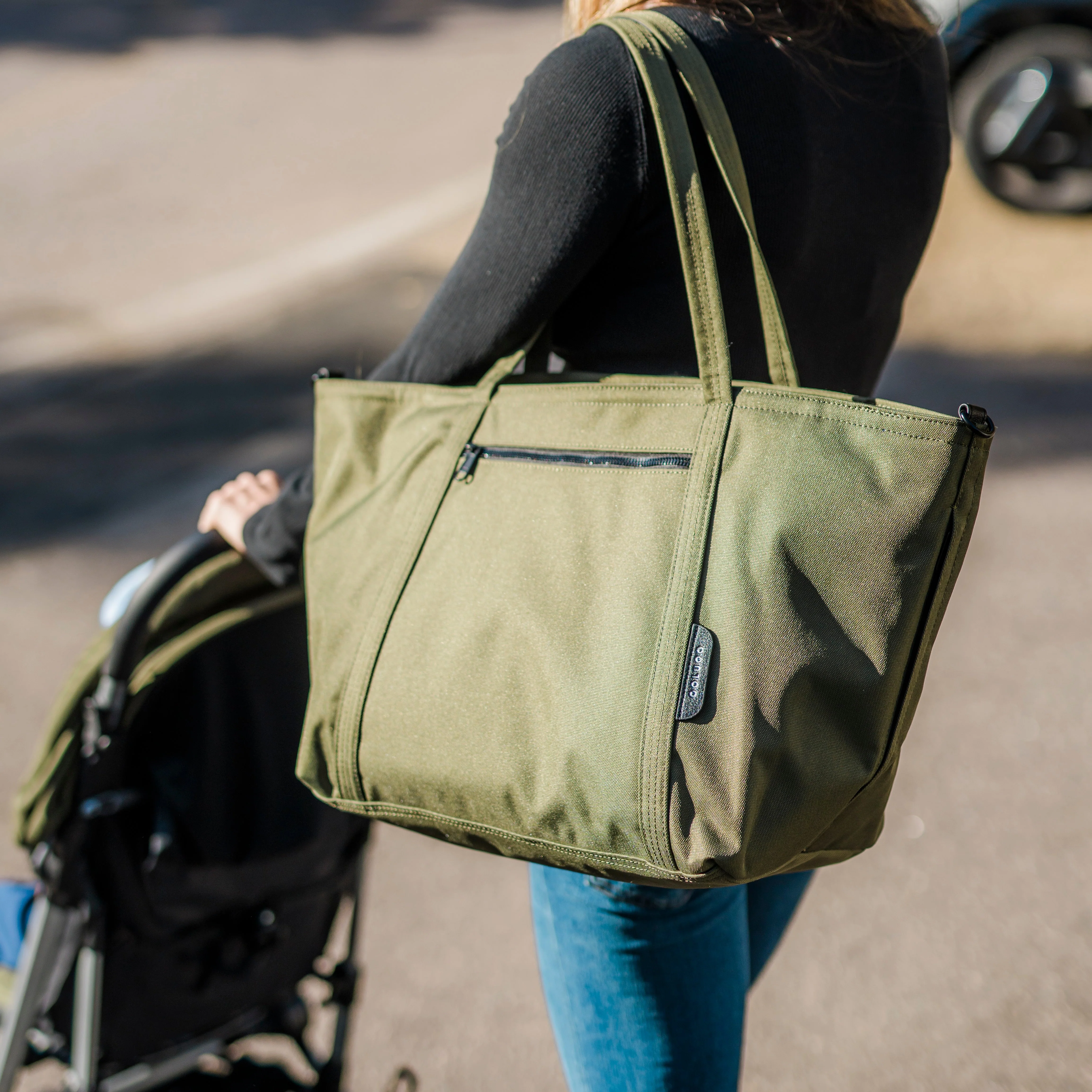 The Diaper Tote, Olive - Image 7